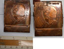 Exonumia C. 1960's H. Alvin Sharpe Studio Trial Copper Plate Greek Soldier Design -