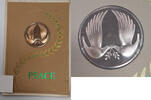 Exonumia Bronze Franklin Mint Christmas Proof Peace Medal - Doves in Card -