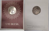 Exonumia Medal Franklin Mint Praying Child Christmas - In Original Card -