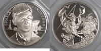 Exonumia Medal Franklin Mint .925 Silver Charles Lindbergh Tribute Gem Proof -