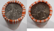 USA Quarter 2002-D Mississippi Statehood BU Roll of 40 Coins in Wrappers/Tubes -
