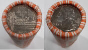 USA Quarter 2003-D Arkansas Statehood BU Roll- 40 Coins in OBW/Tubes -