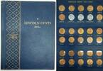 USA 1941-1968 Lincoln Cents in a Whitman Deluxe Album #9400 (No 55 Double Die) UNC -