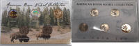 USA American Bison Nickel Set - 5 UNC Coins in Holder -