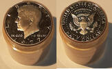 USA Half Dollar 1977-S Proof Kennedy Roll 20 Coins Total in Tube -