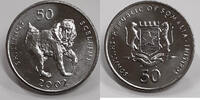 World Coins 2002 Somalia 50 Shillings Coin KM#111 - BU Roll of 40 Coins in Wrapper -