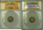 Weltmünzen 5 Rappen 1877-B Switzerland Silver Coin ANACS VF 25 Details Corroded KM#5 -