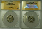 Weltmünzen 10 Satang Thailand BE2485 Coin ANACS MS 63 Y#59 -