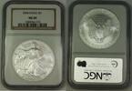 Bullion American Silver Eagle Coin ASE NGC MS-69 Near Perfect GEM -