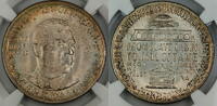 USA Half Dollar Booker T Washington Silver NGC MS-65 *Toned* w/ envelope RS -