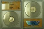 USA Dime Silver Mercury 10c ANACS MS-65 FSB (WW) (E) -