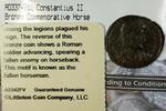 Antike Bronze CE Constantius II Centenioalis Fallen Horseman Coin Littleton -