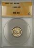 USA Dime Mercury 10C ANACS MS-66 (Full Split Bands 11 A) -