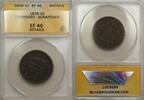 USA 1C Coin ANACS EF 40 Details Corroded-Scratched Large Cent 1838 EF 40