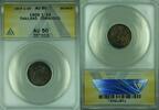 Weltmünzen 1/2 Att Thailand Coin Kingdom of Siam ANACS AU-50 Details Corroded (WB2) -