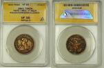 Exonumia Token Copper Hard Times HT-811A ANACS VF-35 Details Holed Corroded Clnd -