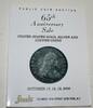 Publications & Supplies October 2000 Stack's Public Coin Auction Catalog 65th Anniversary WW6A -