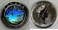 Kanada Canada $5 Anniversary Loon Hologram 99.99% 1oz Silver Coin w/Box & COA -