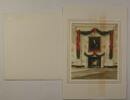 Collectibles White House Christmas Card President Reagan Small Size -