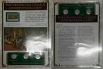 USA Life&Times of FDR 1955 - 3 Roosevelt Dimes W/Stamp & Info Card Creation of CCC   Circulated in Info Card