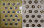 USA US Commemorative Gallery 43 Colorized Presidential State Quarters Portfolio   This collection is protected by plastic sleeves