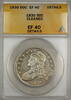 USA Capped Bust Silver   50c Coin ANACS EF-40 Details Cleaned PRX Half Dollar 1830 ANACS EF-40 Details Cleaned
