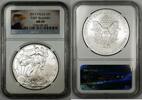 Bullion $1 American Silver Eagle Coin First Releases NGC MS-69 -