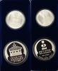 Weltmünzen Israel Sheqalim Hanukka Tunisia 2 Coin Silver Proof & UNC Set w/ Box & COA -