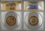 Exonumia Medal No Date Blaine and Logan Campaign ANACS AU-55 Details Cleaned -
