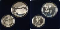 Weltmünzen Israel Sheqalim Revolt & Heroism 2 Coin Silver Proof & UNC Set w/ Box & COA -