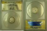 USA Dime Capped Bust Silver 10c ANACS VG-10 Details Cleaned -
