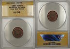 Exonumia Token Patriotic Civil War 51/342a ANACS AU-58 (Better Red-Brown) -