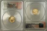 Bullion 1999-W Emergency Issue $5 American GoldEagle Coin ANACS MS-70 Unfinished PR Dies -