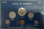 Weltmünzen Norway 6 Coin Uncirculated Set -