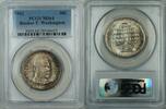USA Half Dollar Booker T. Washington Commemorative Silver Coin PCGS MS-64 Toned -