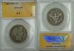 USA Barber Silver  ANACS G-8 Half Dollar 1914 