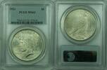 USA Peace Silver Dollar   PCGS MS-63 Looks Undergraded (36) I $1 Coin 1923 PCGS MS-63