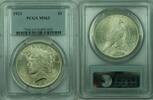 USA Peace Silver Dollar   PCGS MS-63 (36) L $1 Coin 1923 PCGS MS-63