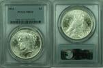 USA Peace Silver Dollar   PCGS MS-63 Looks Undergraded (36) M $1 Coin 1923 PCGS MS-63