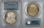 USA 1884-O Morgan Silver   Coin $1 PCGS MS-63 Toned (BR-16 G) Dollar  PCGS MS-63
