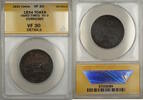 Exonumia Token Hard Times Running Boar Obverse HT-9 ANACS VF-30 Details Corroded -