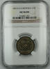 Weltmünzen 1891-H British North Borneo   Malaysia 1/2C NGC AU-58 Brown BN Half Cent  NGC AU-58 BN