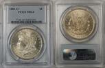 USA 1883-O Morgan Silver   Coin $1 PCGS MS 64 Lightly Toned (BR-14L) Dollar  PCGS MS 64 Lightly Toned