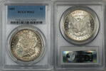 USA Morgan Silver   $1 PCGS MS-63 Lightly Toned (Better Coin) (7C) Dollar 1885 PCGS MS-63 Lightly Toned (Better Coin).  In our opinion this coin is b