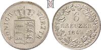 WÜRTTEMBERG 6 Kreuzer Wilhelm I., 1816-1864. -