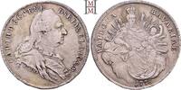 Taler 1778 BAYERN Karl Theodor, 1777-1799. Feine Tönung, leicht justiert, fast vorzüglich