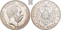 REICHSSILBERMÜNZEN 5 Mark SACHSEN Albert, 1873-1902. -