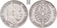 REICHSSILBERMÜNZEN 2 Mark PREUSSEN Wilhelm I., 1861-1888. -