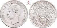 REICHSSILBERMÜNZEN 2 Mark BAYERN Otto, 1886-1913. -