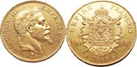 France 100 francs 1869 Napoleon III.-Emperor ss